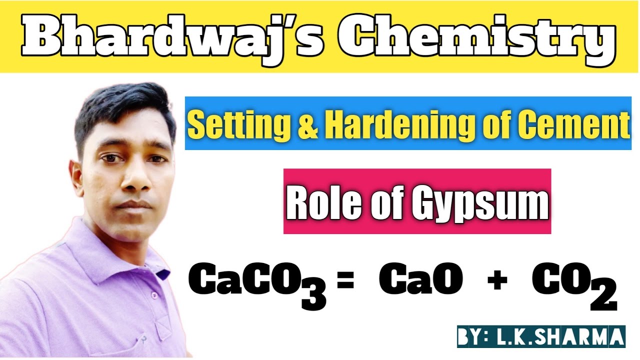 Setting and Hardening of Cement || Role of Gypsum || Concrete Technology