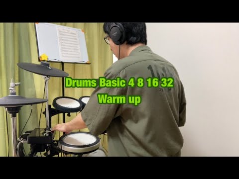 Drums Basic Warm-up 4 8 16 32