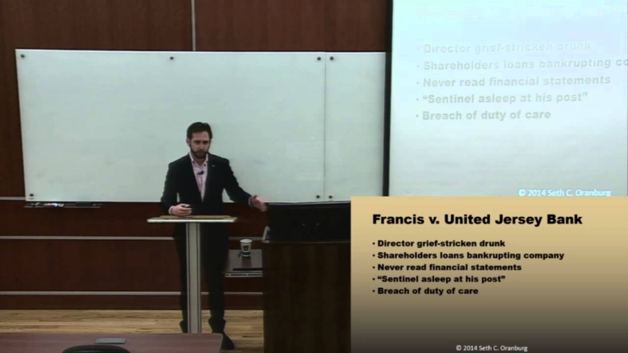 Corporations: Module 8 (Director Liability)