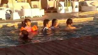preview picture of video 'Seaside swimming pool at Kuta Beach - Bali'
