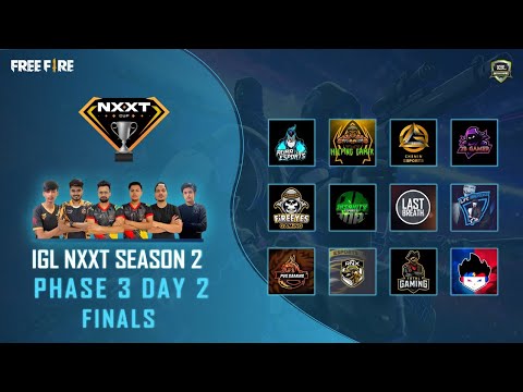 IGL Freefire NXXT Cup Phase 3 Final Day 2|Ft. Total Gaming, TSG Army, Pvs Gaming, Chemin, 2B Gamer