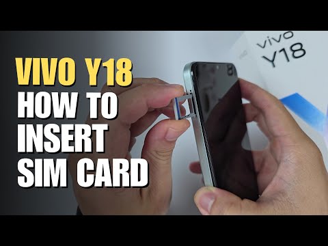 How to Install a SIM Card to Vivo Y18