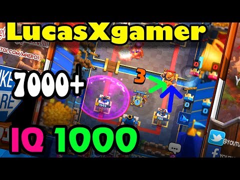 🔥 IQ1000 👈Hog Cycle  LucasXgamer 7000+ Gameplays - Clash Royale