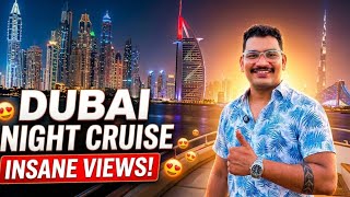 Dubai Night Cruise 🚢 | Full Experience, Food & Fun Telugu Vlog