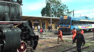 preview picture of video 'Tren de la Araucanía, Estacion Lautaro'