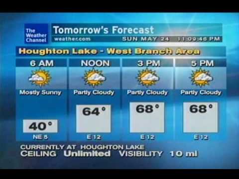 Houghton Lake Weatherstar XL- 5/24/09 23:08 EDT