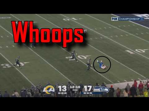 This punt return goes horribly wrong | Los Angeles Rams Vs Seattle Seahawks
