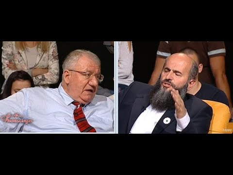 CIRILICA - Zestoki okrsaj dr Vojislava Seselja i Muamera Zukorlica u studiju - (TV Happy 29.10.2018)