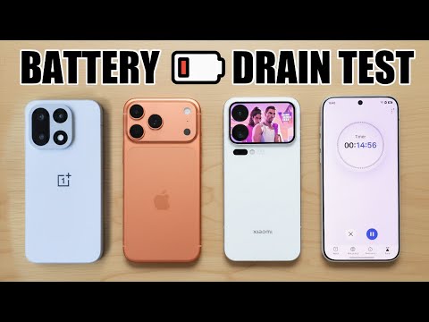 ONEPLUS 15 vs iPhone 17 Pro Max vs Xiaomi 17 Pro Max - BATTERY DRAIN TEST!