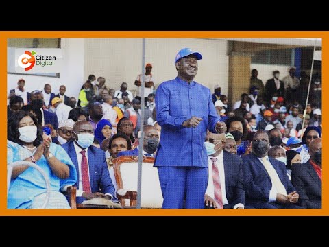 ODM leader Raila Odinga declares his 2022 presidential bid