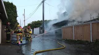 Vancouver Working Garage Fire W 49 Ave