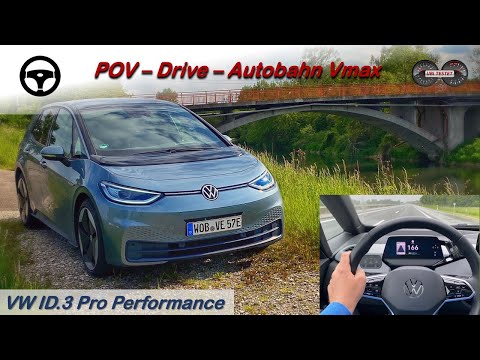 Volkswagen ID.3 Pro Performance *58kWh*  - German Autobahn | POV - Test - Review