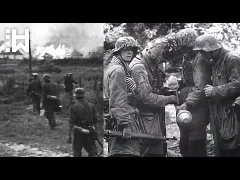 Revenge on Nazi SS soldiers who shot and burned 445 French women & children alive