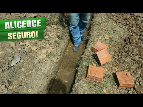 SECRET AND FUNCTION OF THE FOUNDATION! HOW TO START THE FOUNDATION OF A MASONRY WORK | Part 06