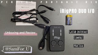 Video thumbnail for iRig Guitar Pro Duo I/O iOS Audio MIDI Interface Review by SamFor_U