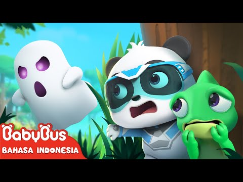 Tolong! Itu Hantu! | Super Panda | Tim Penyelamat Super | Kartun Anak | BabyBus Bahasa Indonesia