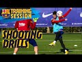 GREAT GOALS and SPECTACULAR SHOTS in training! ?