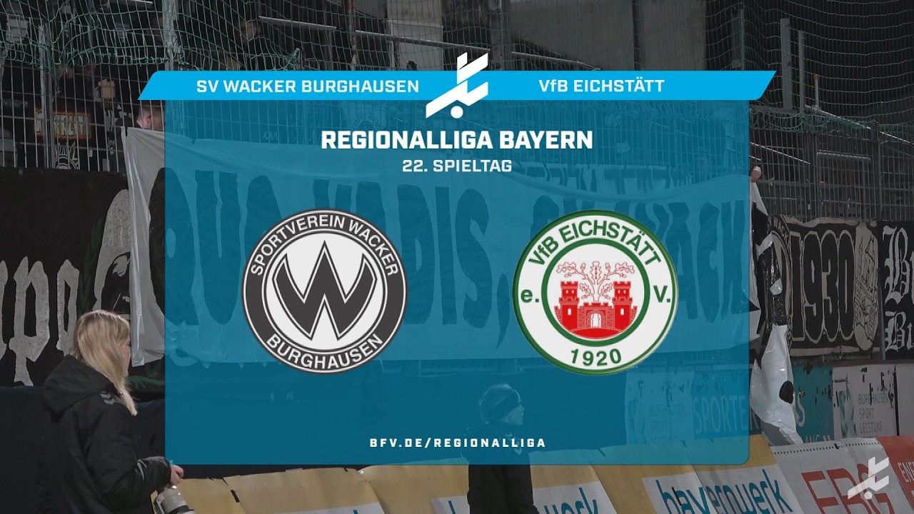 SV Wacker Burghausen vs VfB Eichstätt Highlights