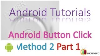 #16 Button Click Event in Android: Android Tutorial For Beginners [HD 1080p]