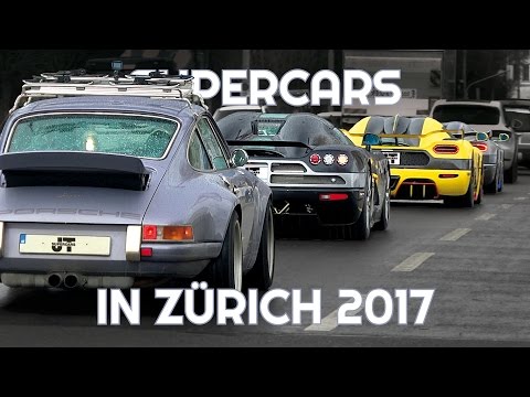 Supercars in Zürich 2017. Agera RS ML, CCX, Prototype, Singer Porsche 911, Aventador (and more)