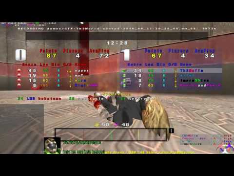Quake 3 CPMA CTF - 4v4 pickup part 8 - A COLD WONT STOP ME
