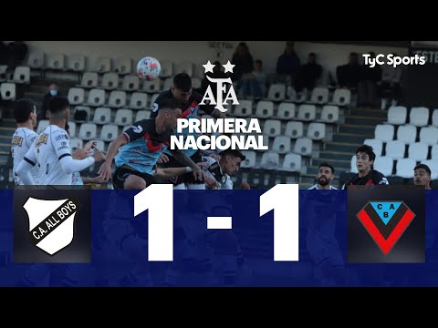 All Boys 1-1 Brown (A) | Primera Nacional