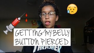 getting my belly button pierced!!
