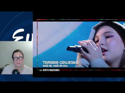 First Look: Tamara Grujeska - Kaži Mi, Kaži Mi Koj (Rehearsal) | North Macedonia #JESC2023 Reaction