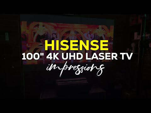 How is it like to have a 100" Hisense 4K UHD Laser TV?!