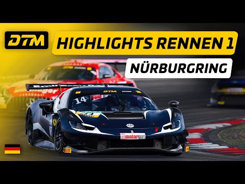 Rote Flagge! Mega-Crash am Nürburgring 🚨 | Rennen 1 Highlights | DTM 2025
