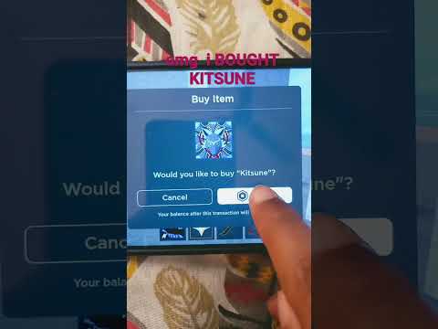 BUYING KITSUNE PERM IN BLOX FRUITS!! SUBSCRIBE #kitsune #bloxfruits