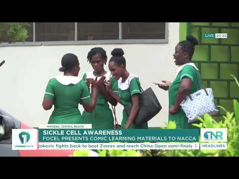 FOCEL Presents Comic Learning Materials to NaCCA for Sickle Cell Awareness