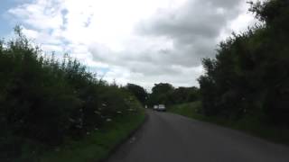 preview picture of video 'Driving Between Church Lench & Lenchwick, Evesham, Worcestershire, England 22nd June 2013'