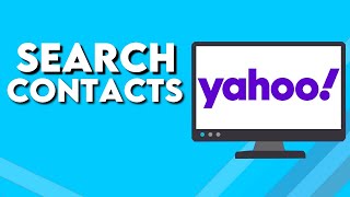 How To Search Contacts On Mail On Yahoo