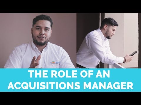 Alonso Gallardo | The Role of an Acquisitions Manager