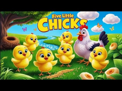 Five Little Chicks Went Out One Day | Preschool Counting Song | Nursery Rhymes & Kids Song 