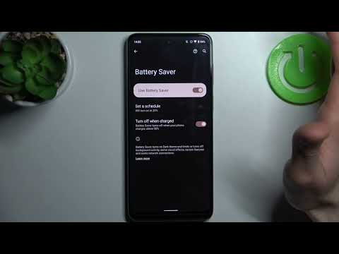 How to Enable Battery Saver on MOTOROLA Moto G22 // Power Saving