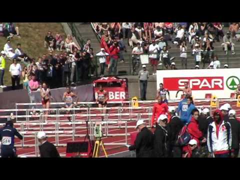 100m Hürden Frauen Lauf 2 Team EM Bergen Carolin Nytra - European Team Championships 2010 Bergen