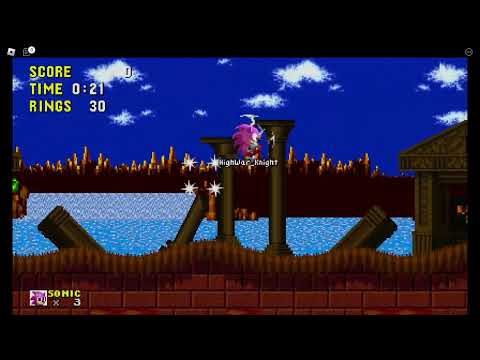 Classic Sonic Simulator V11.1 - Area Asphalt Zone Act 1. (By: Gatinho2016mac.)