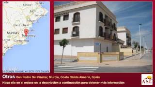 preview picture of video 'Otros se Vende en San Pedro Del Pinatar, Murcia, Costa Cálida Almería, Spain'