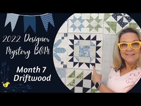 Block 7 by Barbara Groves,  I Needed This One,  2022 Designer Mystery Block of the Month
