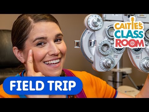 Let's Get Our Eyes Checked! | Caitie's Classroom Field Trip | First Eye Doctor Check-Up for Kids!