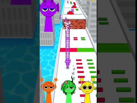 Ladder master 🔥 sprunki game play gaming #gamelife #sprunki