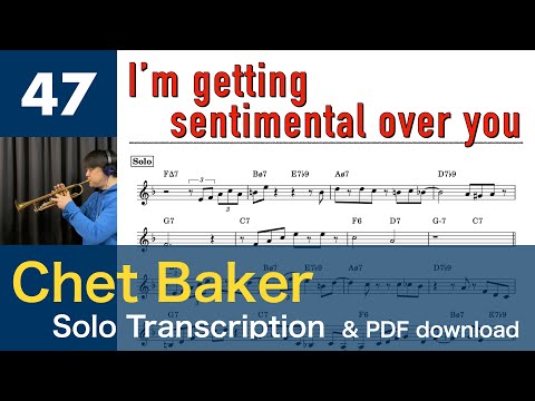 I'm Getting Sentimental Over You - Chet Baker