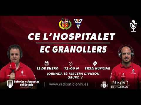 Gol de Salinas C. E. L'Hospitalet - E. C. Granollers (3-2)