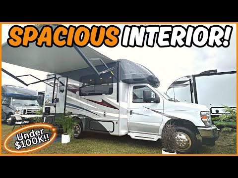 Tiny 22’ Class C Motorhome Full Bath & 2 Beds (Full Tour)!