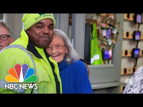 Meet The Everyday Heroes Behind Viral Good Deeds Caught On Camera | NBC Nightly News