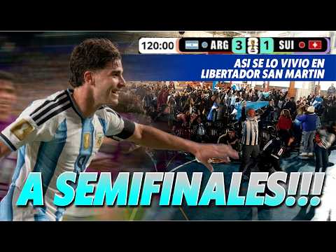 ARGENTINA 3-1 SUIZA | Así se vivió en Libertador San Martín