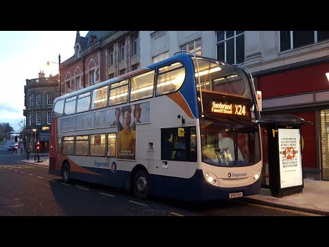 Journey on Route X24A | SP60DSO/19642 - Stagecoach North East: Dennis Trident 2/ADL Enviro 400