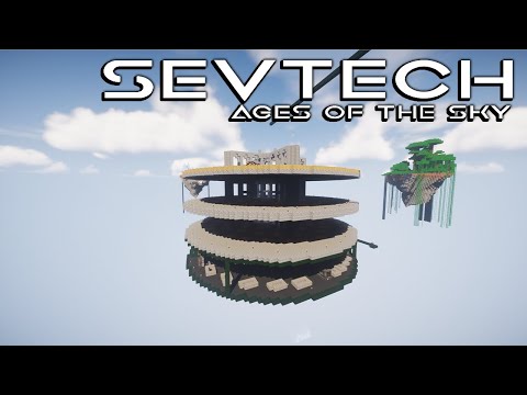 Mega Base Building | Let's Play SevTech: Ages of the Sky Ep 45